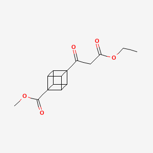 Methyl 4-(3-ethoxy-3-oxopropanoyl)cubane-1-carboxylate