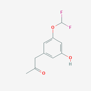 1-(3-(Difluoromethoxy)-5-hydroxyphenyl)propan-2-one