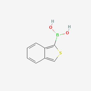 molecular formula C8H7BO2S B14058077 2-Benzothiophen-1-ylboronic acid 