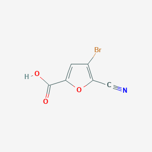 4-Bromo-5-cyanofuran-2-carboxylic acid