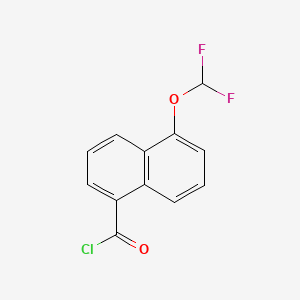 1-(Difluoromethoxy)naphthalene-5-carbonyl chloride