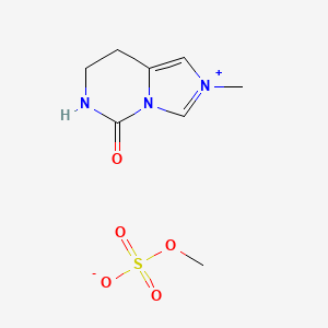 2-methyl-7,8-dihydro-6H-imidazo[1,5-c]pyrimidin-2-ium-5-one;methyl sulfate