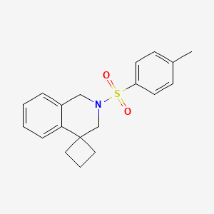 molecular formula C19H21NO2S B1405819 2'-甲苯磺酰基-2',3'-二氢-1'h-螺[环丁烷-1,4'-异喹啉] CAS No. 1425335-34-7