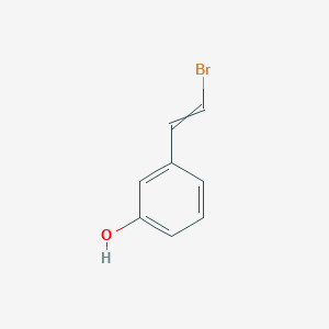 molecular formula C8H7BrO B14058213 (E)-3-(2-bromovinyl)phenol 