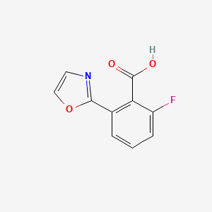 2-Fluoro-6-(oxazol-2-yl)benzoic acid