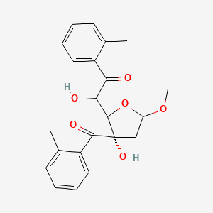 2-hydroxy-2-((2R,3S)-3-hydroxy-5-methoxy-3-(2-methylbenzoyl)tetrahydrofuran-2-yl)-1-o-tolylethanone