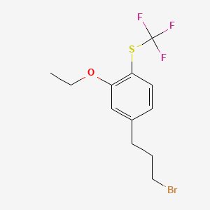 1-(3-Bromopropyl)-3-ethoxy-4-(trifluoromethylthio)benzene