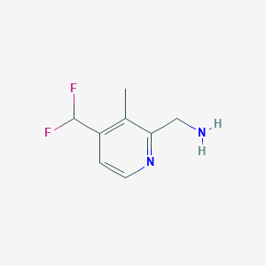 2-(Aminomethyl)-4-(difluoromethyl)-3-methylpyridine