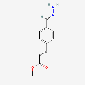 Methyl 3-[4-(hydrazinylidenemethyl)phenyl]prop-2-enoate