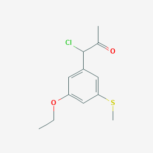 1-Chloro-1-(3-ethoxy-5-(methylthio)phenyl)propan-2-one