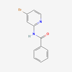 molecular formula C12H9BrN2O B1405860 N-(4-溴吡啶-2-基)苯甲酰胺 CAS No. 1197371-39-3
