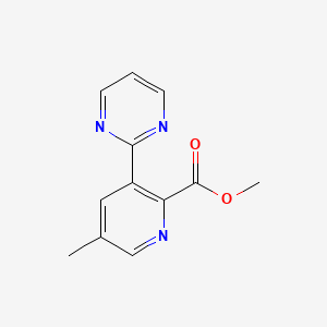 Methyl 5-methyl-3-(pyrimidin-2-yl)picolinate