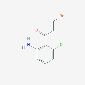 1-(2-Amino-6-chlorophenyl)-3-bromopropan-1-one