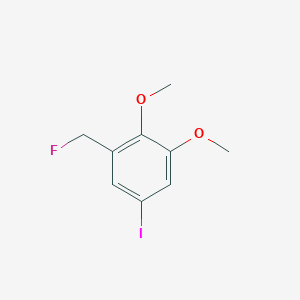 1,2-Dimethoxy-5-iodo-3-(fluoromethyl)benzene