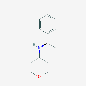 molecular formula C13H19NO B1405891 N-[(1R)-1-phenylethyl]oxan-4-amine CAS No. 1344922-48-0