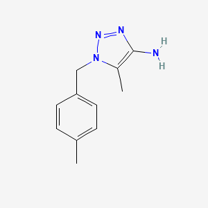 molecular formula C11H14N4 B1405901 5-甲基-1-(4-甲基苯基)-1H-1,2,3-三唑-4-胺 CAS No. 1498997-64-0