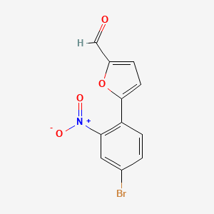 5-(4-Bromo-2-nitrophenyl)furan-2-carbaldehyde