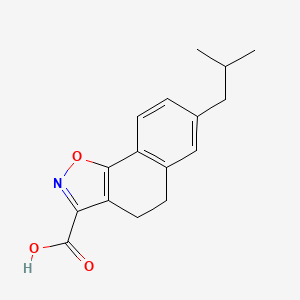 7-Isobutyl-4,5-dihydronaphtho[2,1-d]isoxazole-3-carboxylic acid