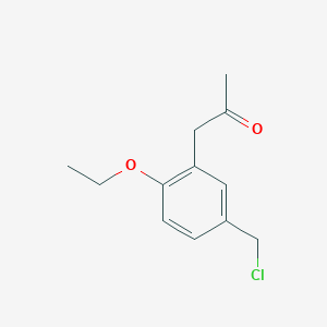 1-(5-(Chloromethyl)-2-ethoxyphenyl)propan-2-one