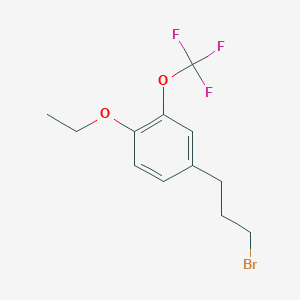 1-(3-Bromopropyl)-4-ethoxy-3-(trifluoromethoxy)benzene