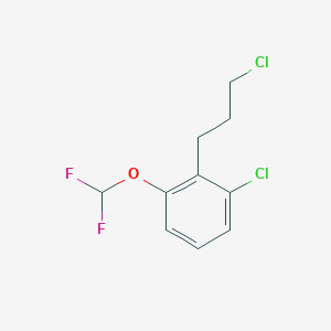 1-Chloro-2-(3-chloropropyl)-3-(difluoromethoxy)benzene