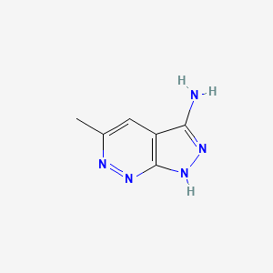 5-Methyl-1h-pyrazolo[3,4-c]pyridazin-3-amine