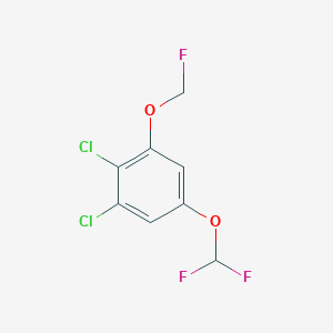 1,2-Dichloro-5-difluoromethoxy-3-(fluoromethoxy)benzene