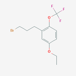 1-(3-Bromopropyl)-5-ethoxy-2-(trifluoromethoxy)benzene