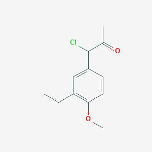 1-Chloro-1-(3-ethyl-4-methoxyphenyl)propan-2-one