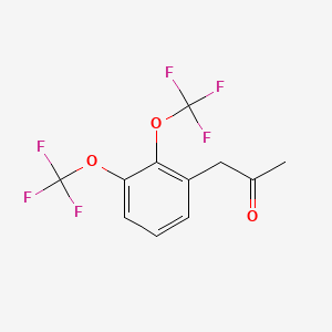 1-(2,3-Bis(trifluoromethoxy)phenyl)propan-2-one