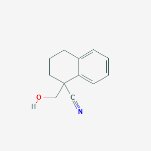 molecular formula C12H13NO B1405931 1-(羟甲基)-1,2,3,4-四氢萘-1-腈 CAS No. 157736-48-6