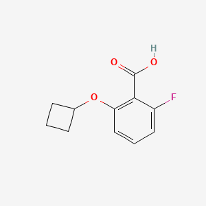molecular formula C11H11FO3 B1405932 2-环丁氧基-6-氟苯甲酸 CAS No. 1531276-55-7