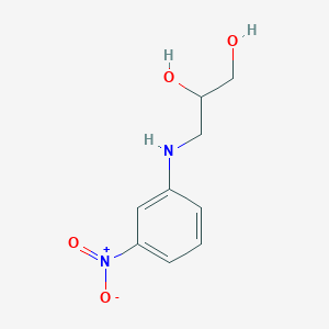 3-(3-Nitroanilino)propane-1,2-diol