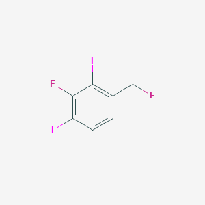 1,3-Diiodo-2-fluoro-4-(fluoromethyl)benzene