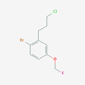 1-Bromo-2-(3-chloropropyl)-4-(fluoromethoxy)benzene