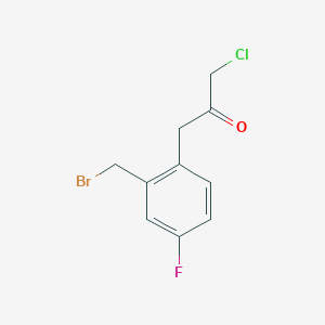 1-(2-(Bromomethyl)-4-fluorophenyl)-3-chloropropan-2-one