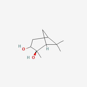 molecular formula C10H18O2 B14059501 (1R,3S,4R,5R)-4,6,6-trimethylbicyclo[3.1.1]heptane-3,4-diol 