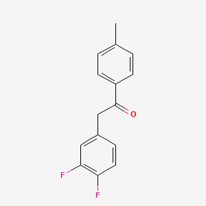 B1405960 2-(3,4-Difluorophenyl)-1-(p-tolyl)ethanone CAS No. 1504609-61-3
