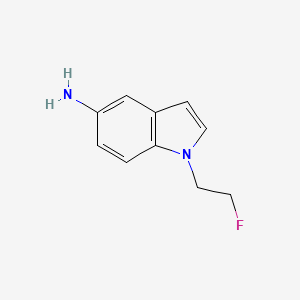 molecular formula C10H11FN2 B1405963 1-(2-氟乙基)-1H-吲哚-5-基胺 CAS No. 1508515-95-4
