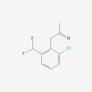 1-(2-Chloro-6-(difluoromethyl)phenyl)propan-2-one