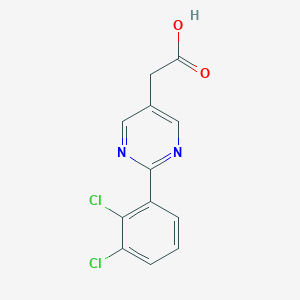 2-(2,3-Dichlorophenyl)pyrimidine-5-acetic acid