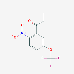 1-(2-Nitro-5-(trifluoromethoxy)phenyl)propan-1-one