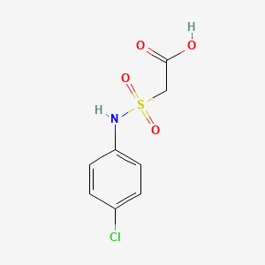 2-(N-(4-chlorophenyl)sulfamoyl)acetic acid