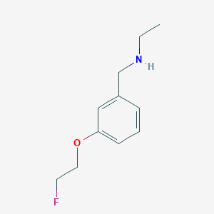 B1405976 Ethyl-[3-(2-fluoroethoxy)benzyl]amine CAS No. 1501891-44-6