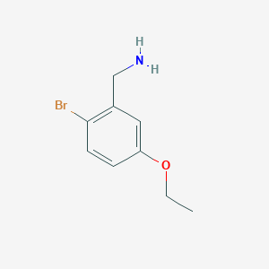 B1405998 (2-Bromo-5-ethoxyphenyl)methanamine CAS No. 1511487-34-5