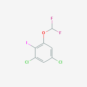 1,5-Dichloro-3-difluoromethoxy-2-iodobenzene