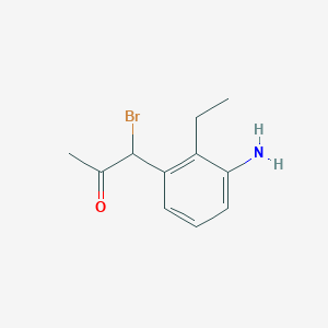 1-(3-Amino-2-ethylphenyl)-1-bromopropan-2-one