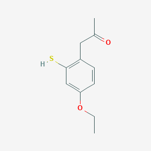 1-(4-Ethoxy-2-mercaptophenyl)propan-2-one