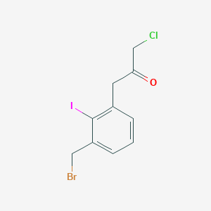 1-(3-(Bromomethyl)-2-iodophenyl)-3-chloropropan-2-one