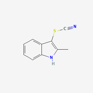 2-methyl-3-thiocyanato-1H-indole